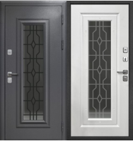 9 СМ 2D СТЕКЛОПАКЕТ БУКЛЕ ГРАФИТ / ФИГУРНАЯ ВСТАВКА