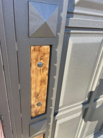 МЕТАЛЛИЧЕСКИЕ ВОРОТА  С КАЛИТКОЙ (3,5 м х 2,10 м) (1 м х 2,10 м)