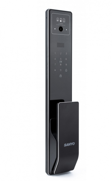 ЭЛЕКТРОННЫЙ ДВЕРНОЙ ЗАМОК С РАСПОЗНАВАНИЕМ ЛИЦА SANYO D300 TUYA 